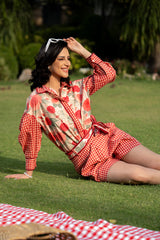 Annie Gingham Shorts