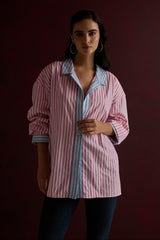 Rosé Stripe Shirt