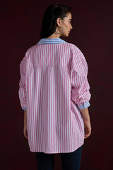 Rosé Stripe Shirt