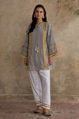 Azure Trim Kurta Set