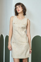 Ivory Embroidered Dress