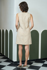 Ivory Embroidered Dress