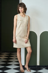 Ivory Embroidered Dress