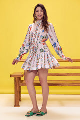 Lily Printed Short Dress