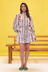 Lily Printed Short Dress