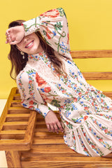 Lily Printed Short Dress