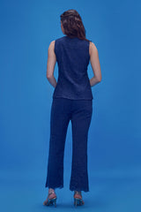 Evara Blue Lace Co-ord Set