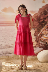 Amore 3 Tier Tie Up Dress