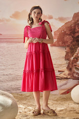 Amore 3 Tier Tie Up Dress