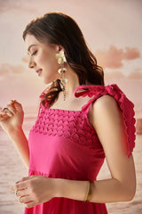 Amore 3 Tier Tie Up Dress