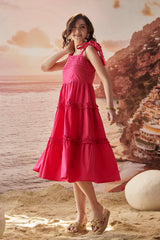 Amore 3 Tier Tie Up Dress