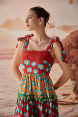 Gianna 3-Tier Multicoloured Dress