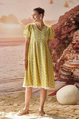 Gloria Cotton Schiffli Dress