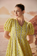 Gloria Cotton Schiffli Dress