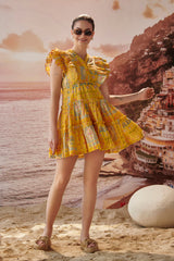 Annalisa Mustard Pieridae Dress