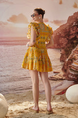 Annalisa Mustard Pieridae Dress