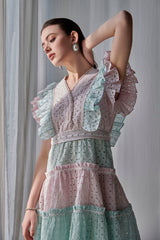 Emma Dual Tone Pieridae Dress