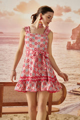 Carina Wave Short Dress