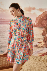 Elodi Pintuck Short Dress