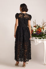 Sable Lace Black Dress