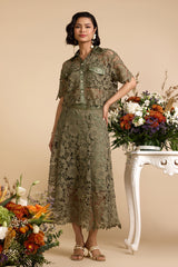 Nadia Olive Green Shirt