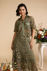 Nadia Olive Green Shirt