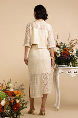 Stassi Lace Midi Skirt