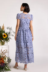 Sable Lace Ice Blue Dress