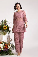 Zora Lace Onion Pink Pants