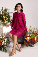 Ryna Lace Pink Kurta Dress