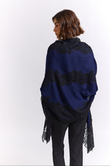 Dark Blue Pashmina Shawl