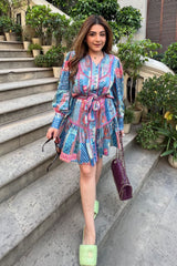 Meghna Pahwa In Our Felicità Pintuck Short Dress