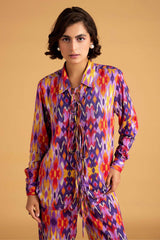 Ikkat Print Shirt