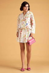 White Schiffli Cover Up