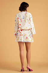 White Schiffli Cover Up