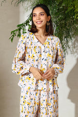 Pastel Pleated Co-ord Set