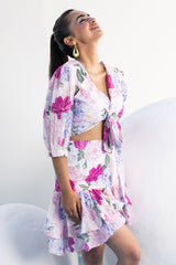 Arizona Cotton Schiffli Short Skirt