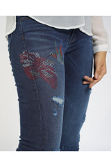 Paige Birds Jeans in Light Blue