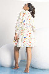 Bailey Floral Schiffli Dress