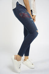 Paige Birds Jeans in Light Blue