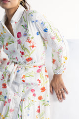 Bailey Floral Schiffli Dress