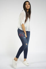 Paige Birds Jeans in Light Blue