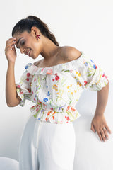 Bailey Off-Shoulder Crop Top