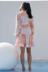 Layla Tie-Dye Floral Dress