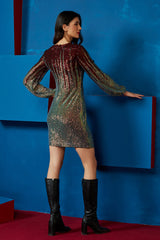 Multicolour Sequin Dress