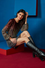 Multicolour Sequin Dress