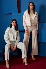 Shimmery Silver Pants