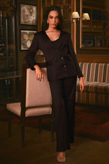 Ceila Pin Striped Jacket