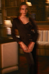 Ceila Pin Striped Jacket