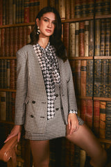 Alis Houndstooth Skirt